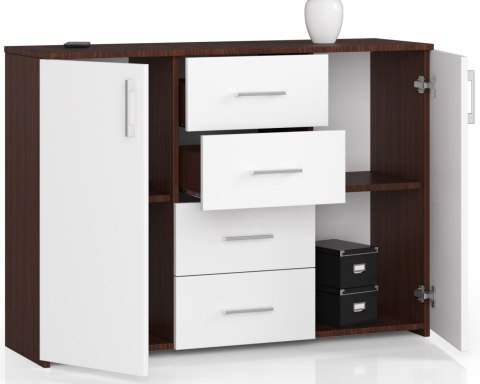 KOMODA K45 PK WENGE / BIAŁY