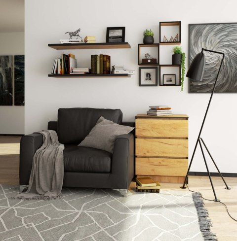 KOMODA K60 3SZ CLP PK DĄB CRAFT