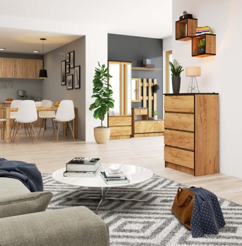 KOMODA K60 4SZ CLP PK DĄB CRAFT