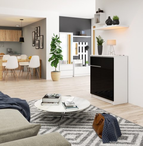 KOMODA K80 2D 1SZ CLP PK CZARNY POŁYSK