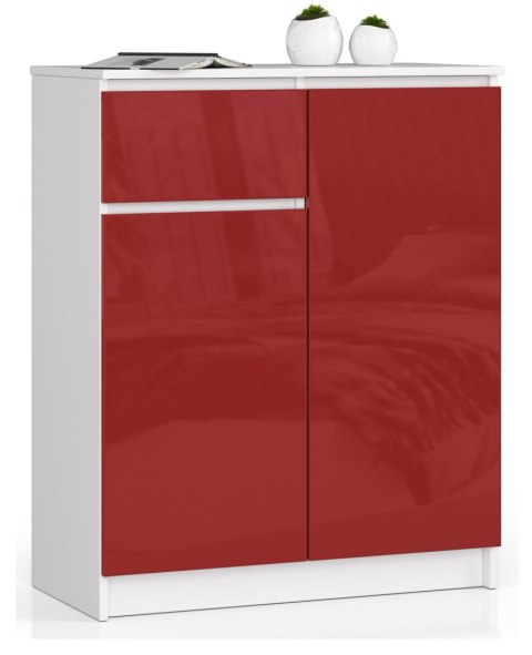 KOMODA K80 2D 1SZ CLP PK CZERWONY POŁYSK
