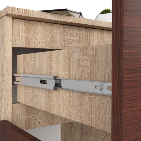 KOMODA K80 2D 1SZ CLP PK DĄB SONOMA / WENGE