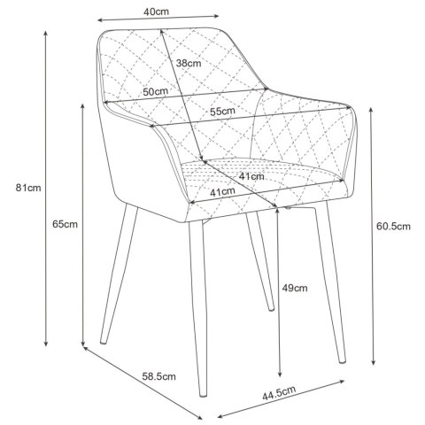 2x KRZESŁO SJ.082 BUTELKOWA ZIELEŃ
