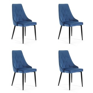 4x KRZESŁO SJ.054 GRANATOWY