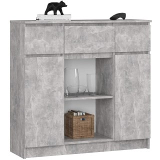 KOMODA K100 2D 3SZ 1P PK BETON