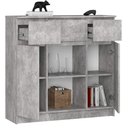 KOMODA K100 2D 3SZ 1P PK BETON