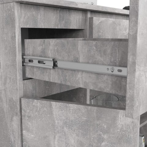 KOMODA K100 2D 3SZ 1P PK BETON