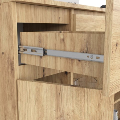 KOMODA K100 2D 3SZ 1P PK DĄB ARTISAN