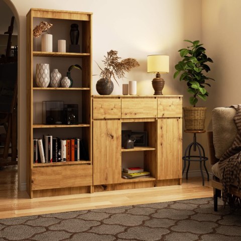 KOMODA K100 2D 3SZ 1P PK DĄB ARTISAN