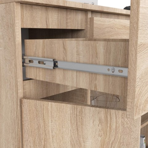 KOMODA K100 2D 3SZ 1P PK DĄB SONOMA