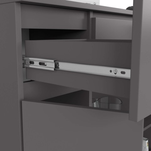 KOMODA K100 2D 3SZ 1P PK GRAFIT SZARY