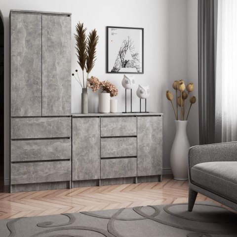 KOMODA K100 2D 3SZ PK BETON