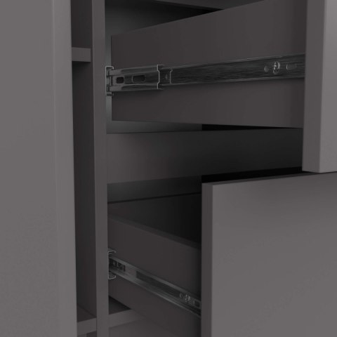 KOMODA K100 2D 3SZ PK GRAFIT SZARY