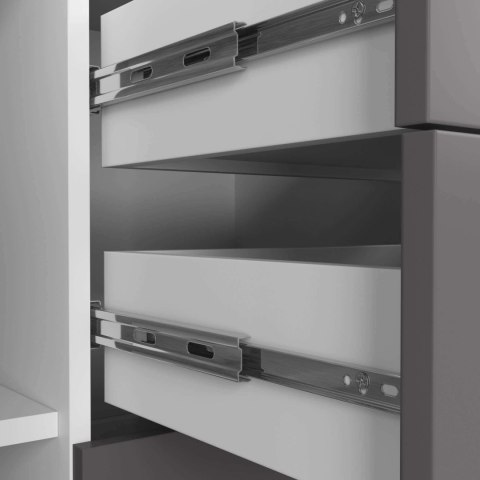 KOMODA K45 PK BIAŁA / GRAFIT SZARY