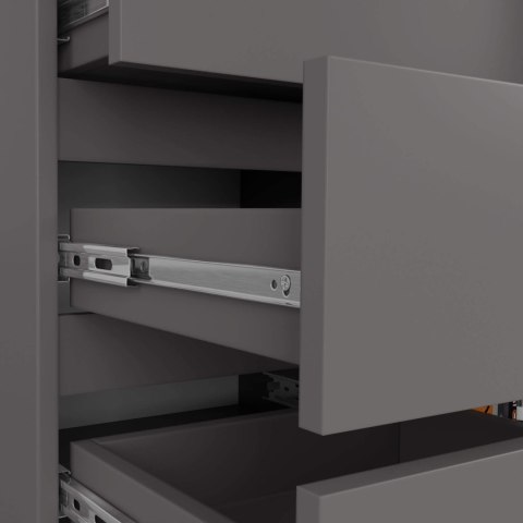 KOMODA K80 1D 5SZ PK GRAFIT SZARY