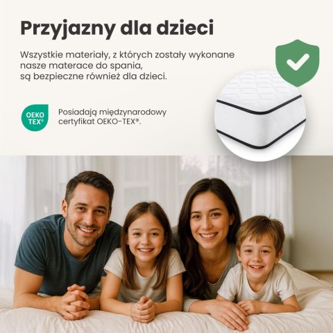 MATERAC Z POKROWCEM 100x200 H24