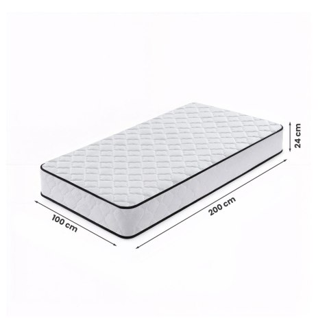 MATERAC Z POKROWCEM 100x200 H24