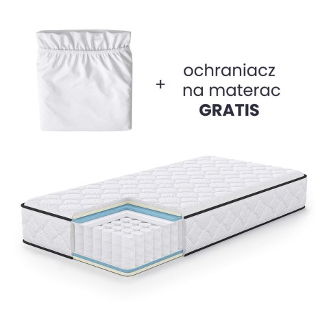 MATERAC Z POKROWCEM 100x200 H24