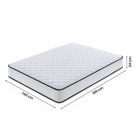 MATERAC Z POKROWCEM 140x190 H24