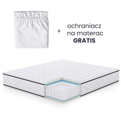 MATERAC Z POKROWCEM 180x200 H24