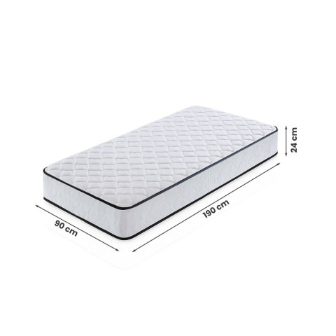 MATERAC Z POKROWCEM 90x190 H24