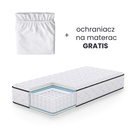 MATERAC Z POKROWCEM 90x190 H24
