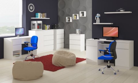 PÓŁKA ŚCIENNA K 25x25cm KOMPLET 3szt BIAŁA