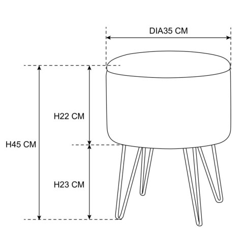 PUFA OTWIERANA LILI BEŻOWY