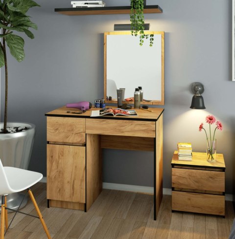 TOALETKA Z LUSTREM CLP P-2/SL LEWE PK DĄB CRAFT