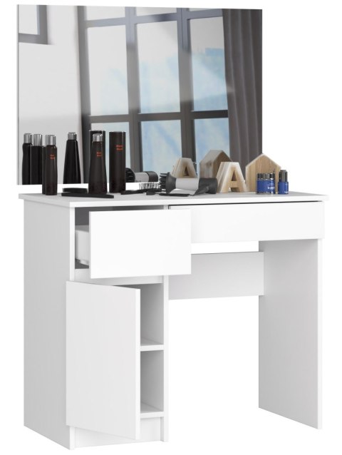 Toaletka z lustrem CLP P-2/SL 900x600 LEWE PK BIAŁA