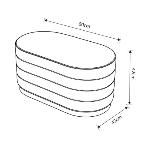 PUFA BELLA PRZYGASZONY RÓŻ