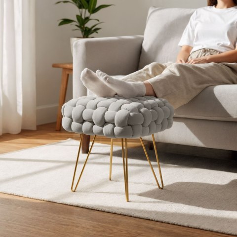 PUFA DOTTY JASNY SZARY