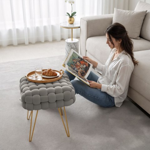 PUFA DOTTY JASNY SZARY