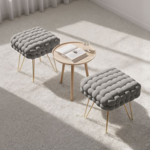 PUFA DOTTY JASNY SZARY