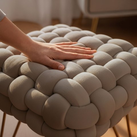 PUFA DOTTY PRZYGASZONY BEŻ