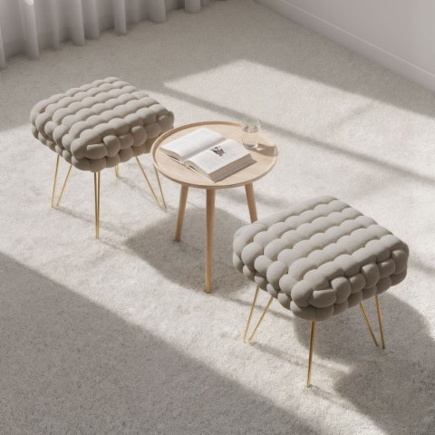 PUFA DOTTY PRZYGASZONY BEŻ