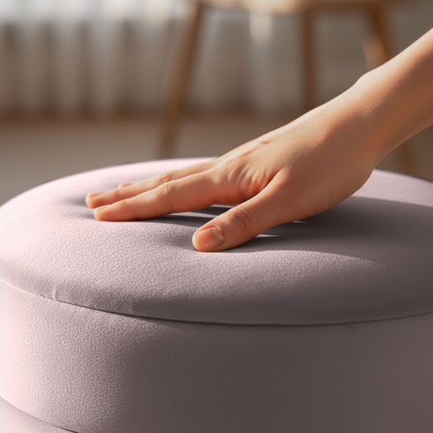 PUFA LUNA PRZYGASZONY RÓŻ