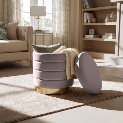 PUFA LUNA PRZYGASZONY RÓŻ