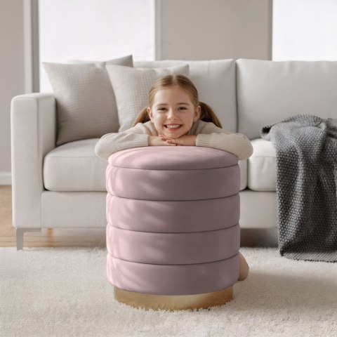 PUFA LUNA PRZYGASZONY RÓŻ