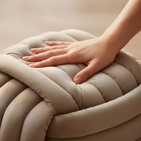 PUFA NILO PRZYGASZONY BEŻ