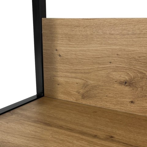 REGAŁ INDUSTRIALNY 700 CZARNY/DĄB ARTISAN