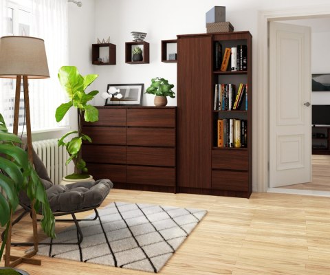 REGAŁ R11 R80 1D 2SZ CLP WENGE