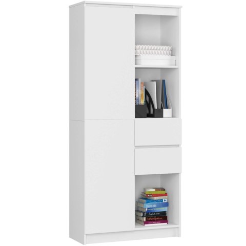 REGAŁ R15 R80 1D 2SZ CLP PK BIAŁY