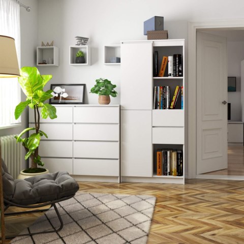 REGAŁ R15 R80 1D 2SZ CLP PK BIAŁY