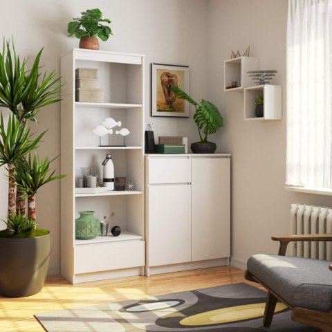 REGAŁ R60 1SZ 4P CLP PK BIAŁY