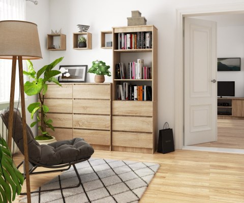 REGAŁ R60 3SZ 2P CLP PK DAB SONOMA