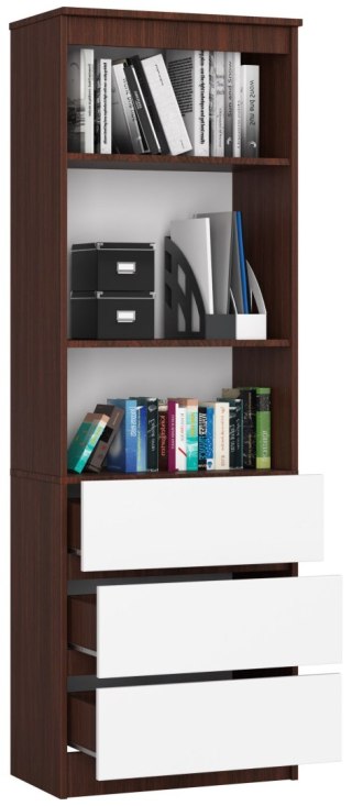 REGAŁ R60 3SZ 2P CLP VENGE / BIAŁY