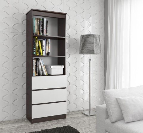 REGAŁ R60 3SZ 2P CLP VENGE / BIAŁY