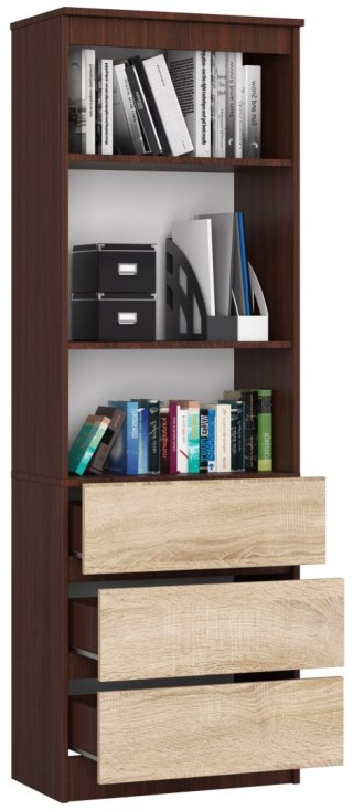 REGAŁ R60 3SZ 2P CLP VENGE / SONOMA