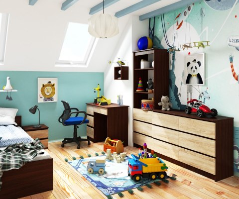 REGAŁ R60 3SZ 2P CLP VENGE / SONOMA